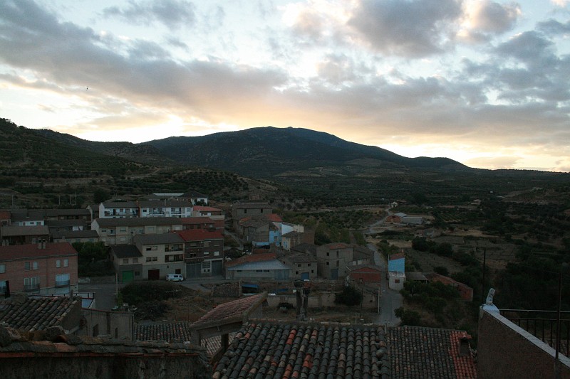 Anochecer en la sierra